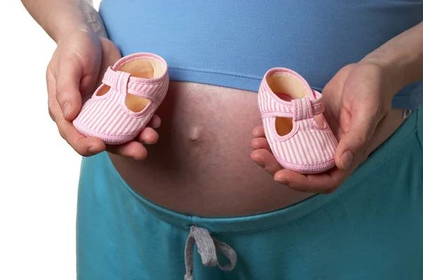 Sapatos para um bebê — Fotografia de Stock