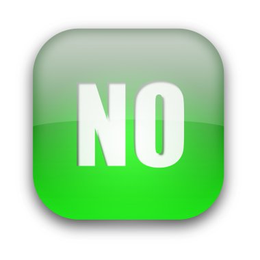 NO button clipart