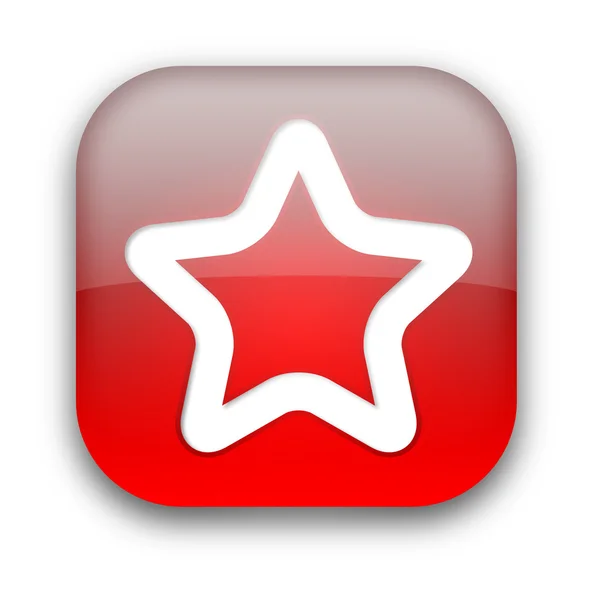 Star button — Stock Photo, Image