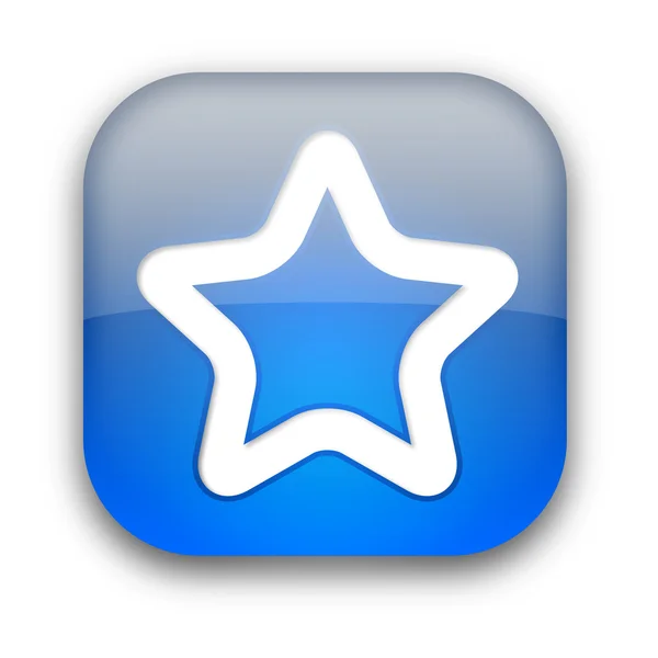 Botón estrella — Foto de Stock