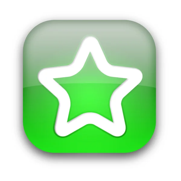 Botão estrela — Fotografia de Stock