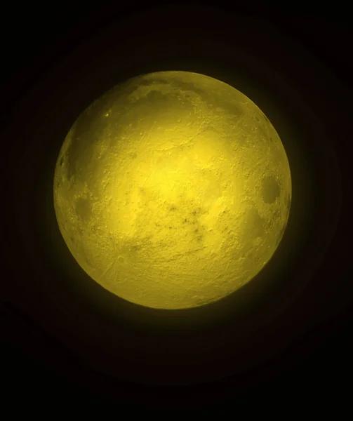 Volle maan 's nachts — Stockfoto