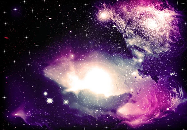 Nebulosa do Espaço Fantasia — Fotografia de Stock