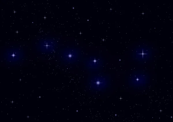 Μεγάλη Αυτή Φέρει Στον Ουρανό Νύχτας Αστερισμό — Φωτογραφία Αρχείου