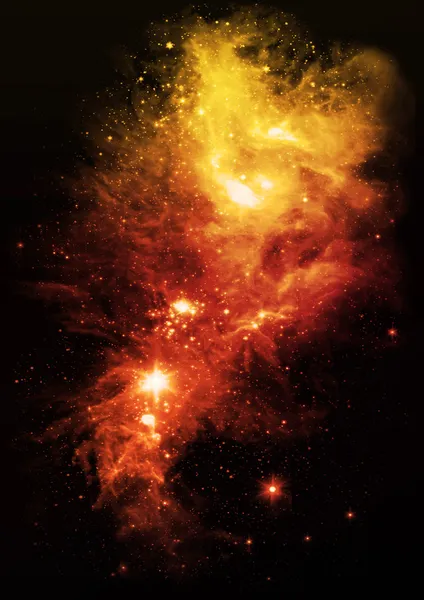 Галактики Звезды Ночном Небе — стоковое фото