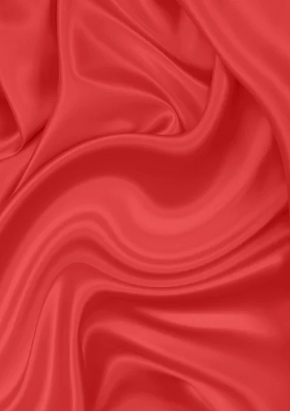 Czerwony materiał jedwab — Zdjęcie stockowe