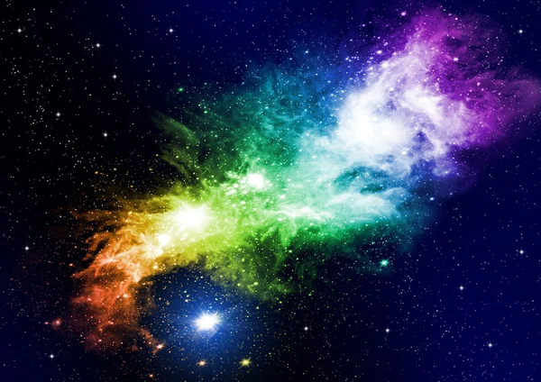 Galaxien und Sterne — Stockfoto