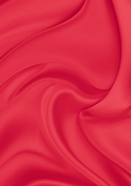 Red silk material clipart