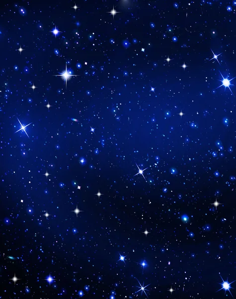 Hvězdy v noci — Stock fotografie