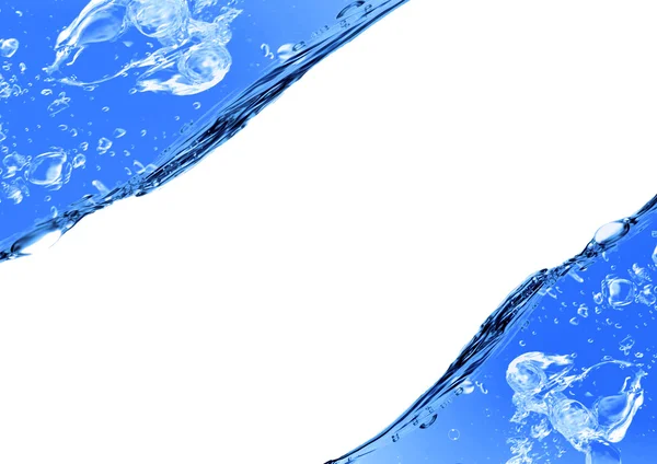 Agua azul y agua salpicada —  Fotos de Stock