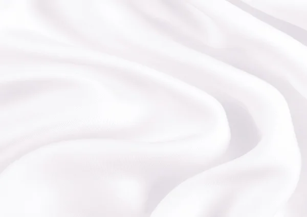 流畅优雅的白色丝绸可以使用作为精细背景 — 图库照片