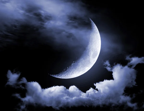 Połowa księżyca — Zdjęcie stockowe