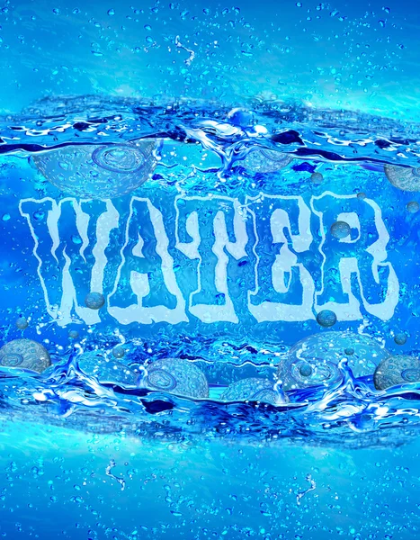 Fórmula da água — Fotografia de Stock