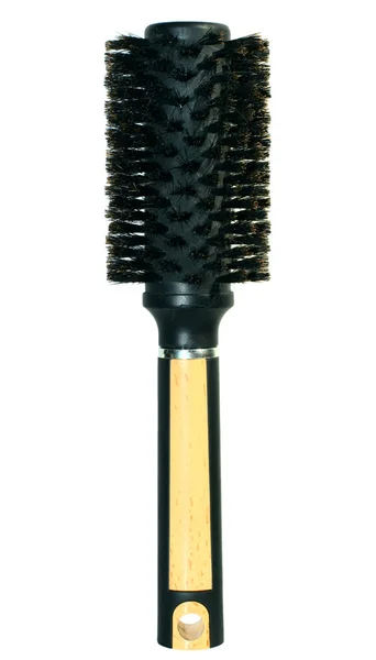 Professional hairdresser round hairbrush — Stock Photo, Image