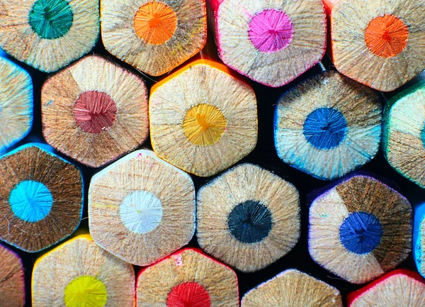 Χρωματιστά μολύβια Φωτογραφία Αρχείου