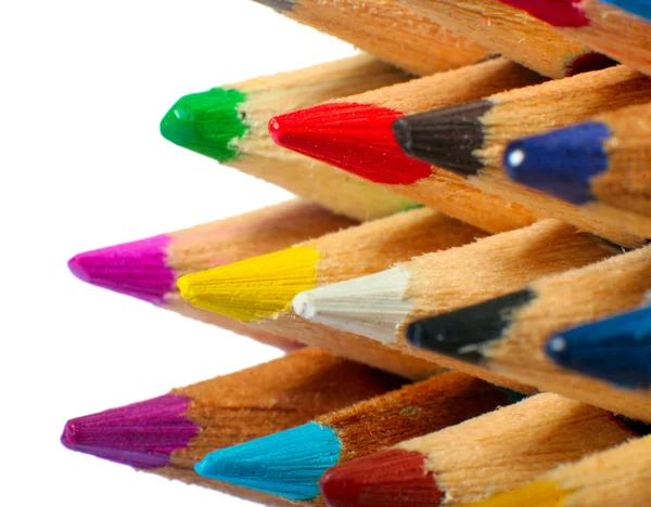 Ołówki kolorowe Obraz Stockowy