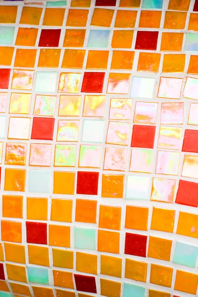 Small orange tiles texture — Stock Photo, Image