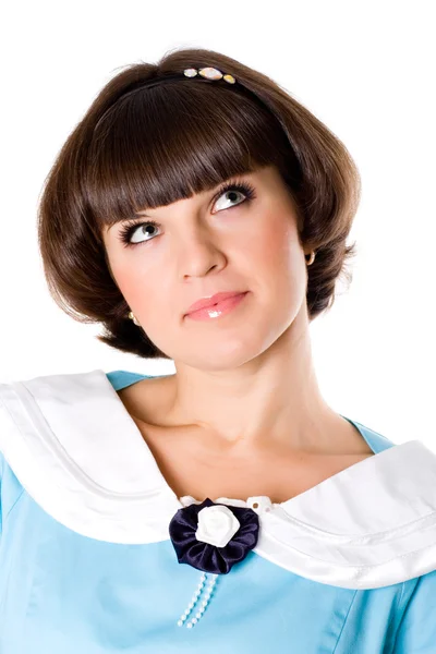 Attractive brunet woman — Stock Photo, Image