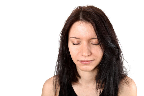 Молодая брюнетка