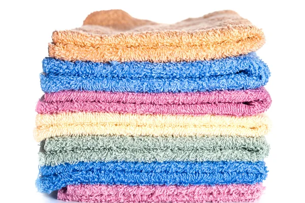 누적된 다채로운 수건 — 스톡 사진
