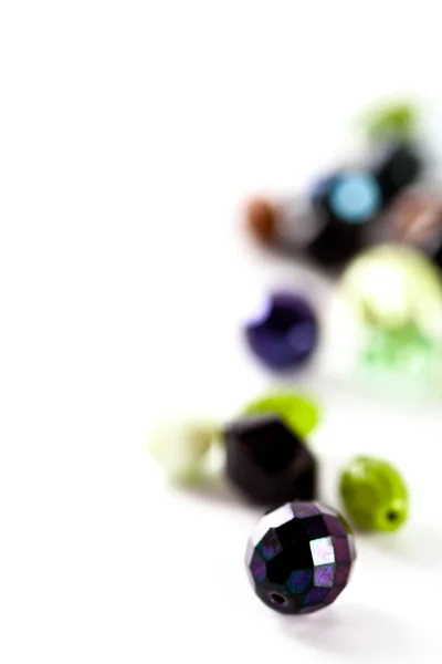 Färgglada glaspärlor — Stockfoto