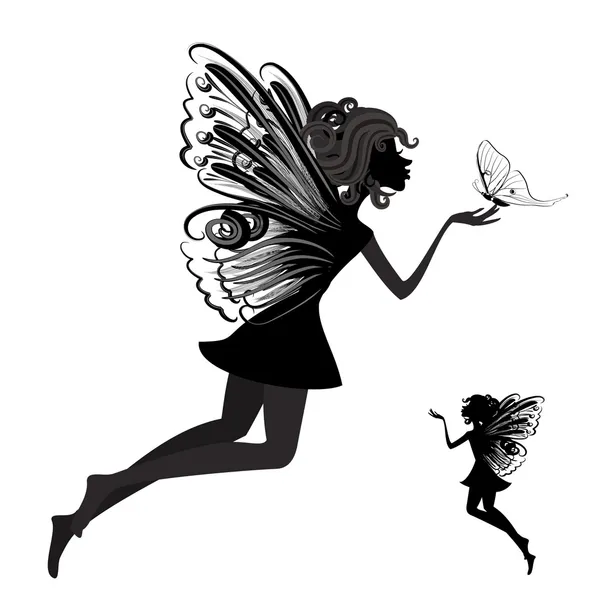 22 148 Fairy Silhouette Vector Images Free Royalty Free Fairy Silhouette Vectors Depositphotos