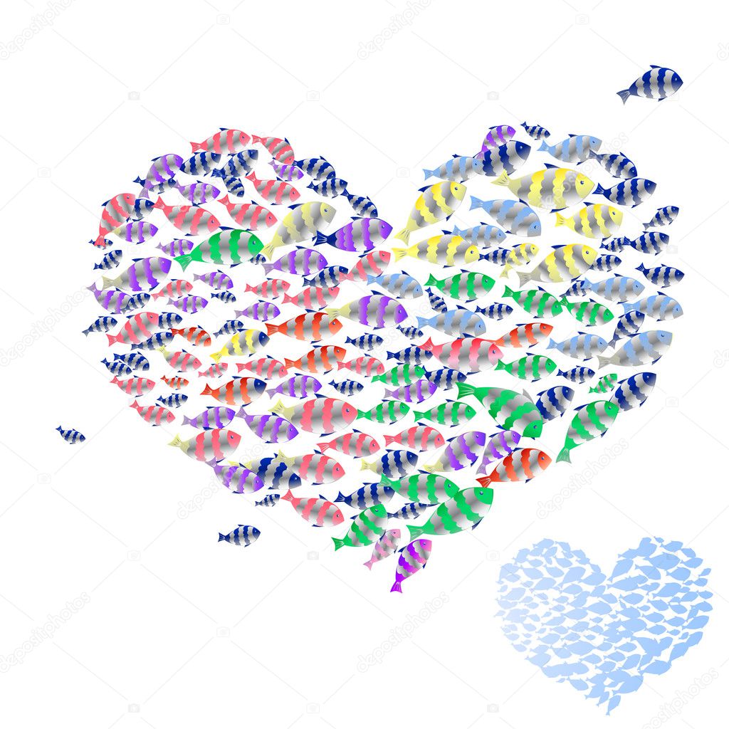 valentine-from-marine-fish-stock-vector-oksana-4882239