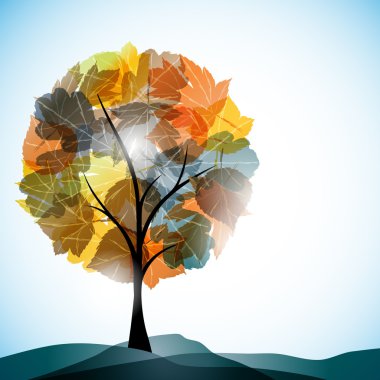 Autumn background clipart