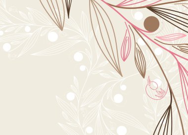 Floral background clipart