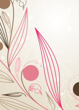 Floral background clipart