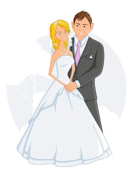 Γάμος Εικονογράφηση Φορέας — Διανυσματικό Αρχείο