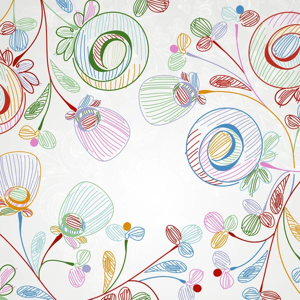 Fond floral, eps8 — Image vectorielle