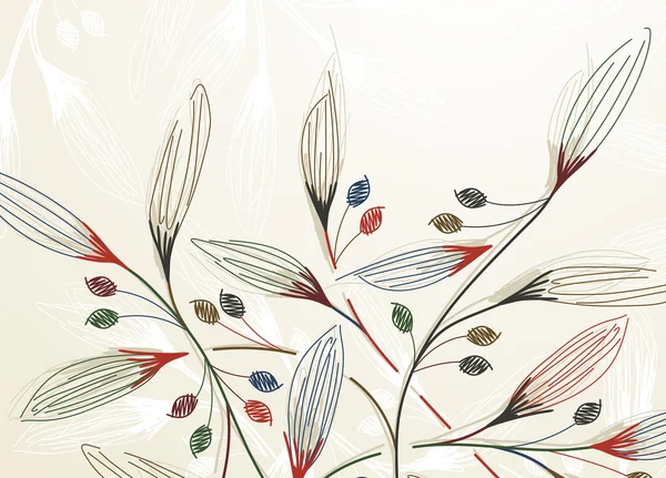 Fond floral, eps8 — Image vectorielle
