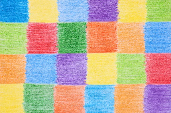 Фон, намальований кольоровими олівцями . — стокове фото