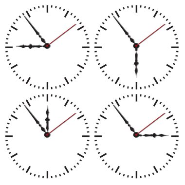 Dial of hours.Vector illustration clipart