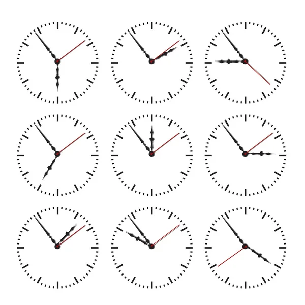 Wahl der Stunden.Vektorillustration — Stockvektor