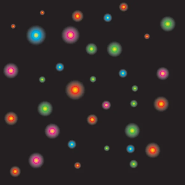 Illustration vectorielle des étincelles de couleur abstraites. — Image vectorielle