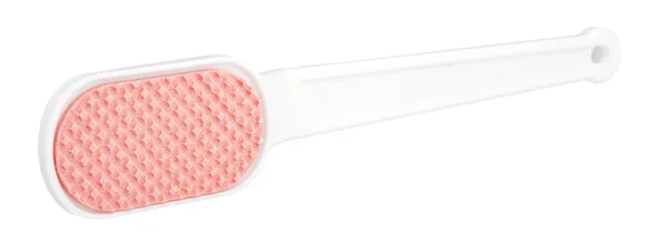 Ayak bakımı pedikür fırça üzerinde beyaz izole — Stok fotoğraf