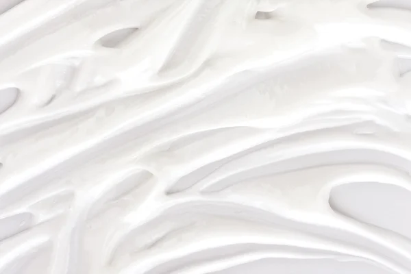 Muestras de crema facial clara en blanco —  Fotos de Stock