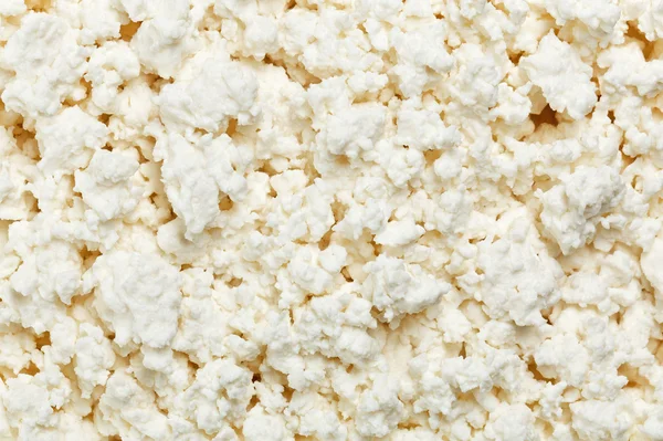 Cottage Cheese Curd Top View Food Background — Stock Photo, Image