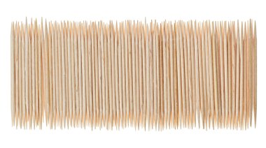 Many scattered toothpicks in paling shape clipart