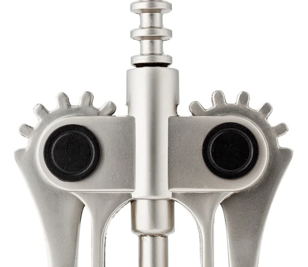 Part of metal mechanic corkscrew — Stock Photo, Image