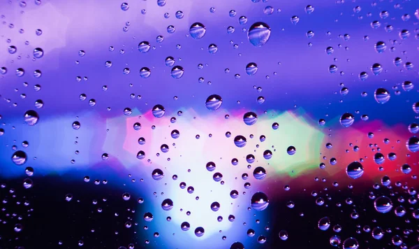 Abstracto translúcido gotas de agua de fondo, vista macro —  Fotos de Stock