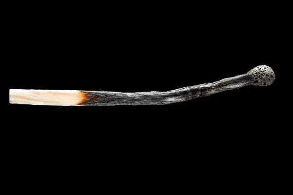 Macro allumette brûlée — Photo