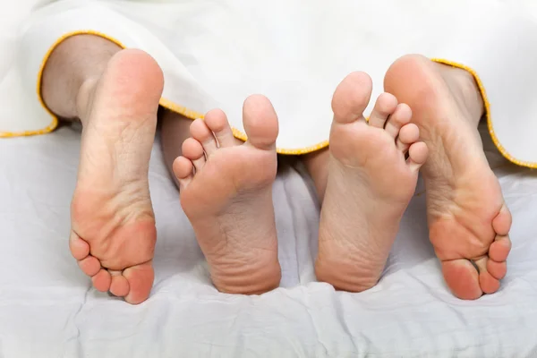 인간 침대 섹스 — 스톡 사진