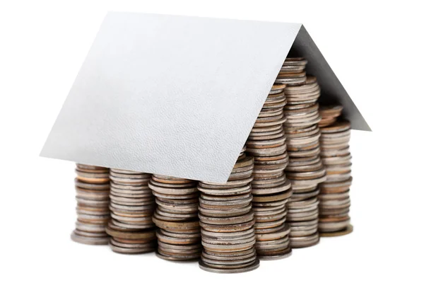 Coin house — Stock Photo, Image