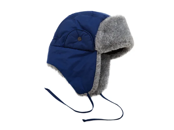 Зимові хутряні капелюх — стокове фото