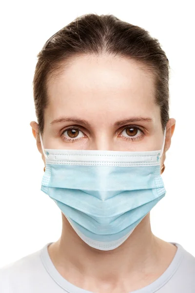 Vrouwen in geneeskunde masker — Stockfoto