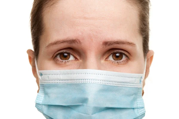 Ženy v medicíně maska — Stock fotografie