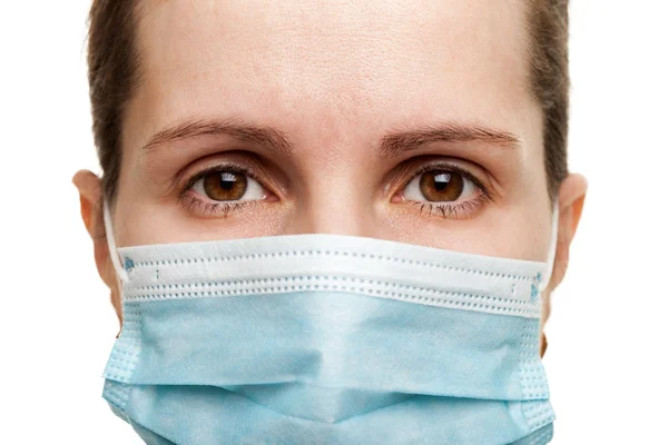 Vrouwen in geneeskunde masker — Stockfoto